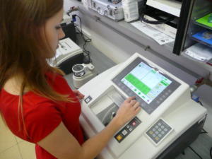 Zábrus na bezšablonovém automatu